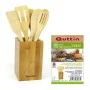 Conjunto de Utensílios para Cozinha Quttin Bambu 5 Peças 10 x 10 x 31,5 cm (8 Unidades) de Quttin, Prateleiras e estantes - R...