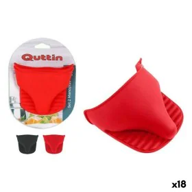 Oven Mitt Quttin Silicone 2 Pieces 12 x 10 x 2 cm (18 Units) by Quttin, Potholders & Oven Gloves - Ref: S2230213, Price: 36,5...