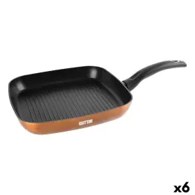 Grill pan Quttin Foodie Copper 28,5 x 48 cm (6 Units) by Quttin, Griddle Pans - Ref: S2230609, Price: 98,28 €, Discount: %