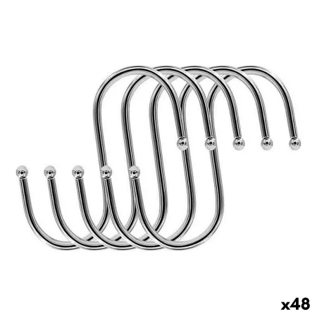 Hook for hanging up 7 x 4 cm (48 Units) by BigBuy Home, Multi-Purpose Hooks - Ref: S2230673, Price: 36,89 €, Discount: %