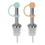 Pouring Stopper Wooow Stainless steel Set 2 Pieces (24 Units) by Wooow, Oil Stoppers, Pourers & Sprayers - Ref: S2230689, Pri...