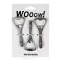 Bottle opener Wooow Silver Set 3 Pieces (36 Units) by Wooow, Bottle Openers - Ref: S2230701, Price: 32,54 €, Discount: %