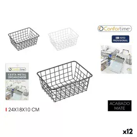 Secchio organizzatore Confortime 24 x 18 x 10 cm (12 Unità) di Confortime, Ripiani e supporti - Rif: S2230933, Prezzo: 33,98 ...