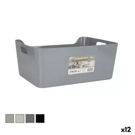 Cesta Multiusos Dem Con asas 33 x 24 x 14,5 cm (12 Unidades) de Dem, Cubos de almacenaje sin tapa - Ref: S2231039, Precio: 38...