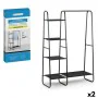 Coat rack with shelf Confortime 100 x 40 x 150 cm (2 Units) by Confortime, Coat Racks - Ref: S2231196, Price: 61,94 €, Discou...