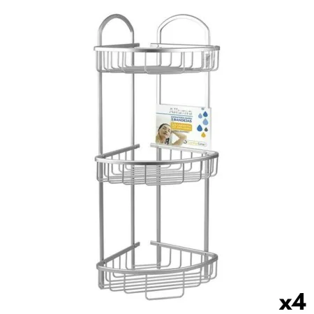 Corner Shelves Confortime Alluma 23 x 23 x 67,5 cm (4 Units) by Confortime, Shower accessories - Ref: S2231275, Price: 91,40 ...