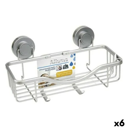 Bath Organiser Caddy Confortime Aluminium (6 Units) by Confortime, Shower accessories - Ref: S2231279, Price: 56,89 €, Discou...