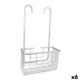 Colgador para la Ducha Confortime Alluma Aluminio Plateado 25 x 12,5 x 44,5 cm (6 Unidades) de Confortime, Accesorios para du...