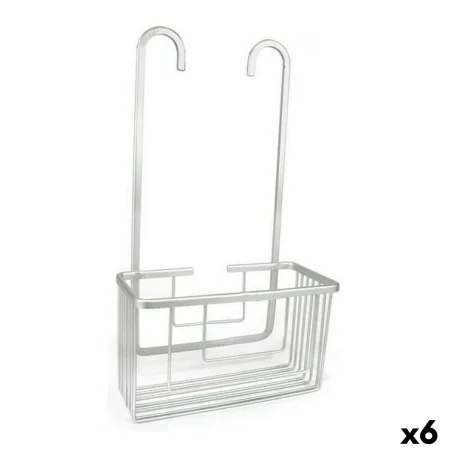 Duschaufhänger Confortime Alluma Aluminium Silberfarben 25 x 12,5 x 44,5 cm (6 Stück) von Confortime, Zubehör für die Dusche ...