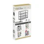 Scaffale Confortime Nero Metallo 60 x 30 x 63,5 cm (3 Unità) di Confortime, Scaffalature e ripiani di immagazzinaggio - Rif: ...