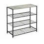 Estantería Confortime Negro Metal 60 x 30 x 63,5 cm (3 Unidades) de Confortime, Estanterías y almacenaje - Ref: S2231295, Pre...