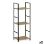 Shelves Confortime 3 Shelves Metal (2 Units) by Confortime, Standing Shelf Units - Ref: S2231298, Price: 37,17 €, Discount: %