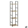 Scaffale Confortime 4 Mensole Metallo 29,1 x 23,5 x 112 cm (2 Unità) di Confortime, Unità di mensole - Rif: S2231299, Prezzo:...