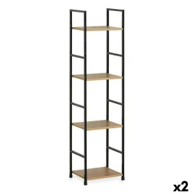 Shelves Confortime 4 Shelves Metal 29,1 x 23,5 x 112 cm (2 Units) by Confortime, Standing Shelf Units - Ref: S2231299, Price:...