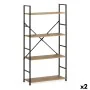 Scaffale Confortime 4 Mensole Metallo 58,6 x 23,5 x 112 cm (2 Unità) di Confortime, Unità di mensole - Rif: S2231301, Prezzo:...