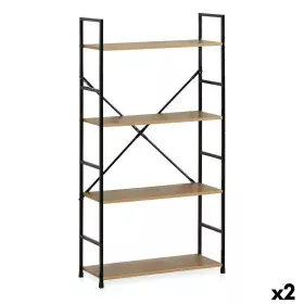 Shelves Confortime 4 Shelves Metal 58,6 x 23,5 x 112 cm (2 Units) by Confortime, Standing Shelf Units - Ref: S2231301, Price:...