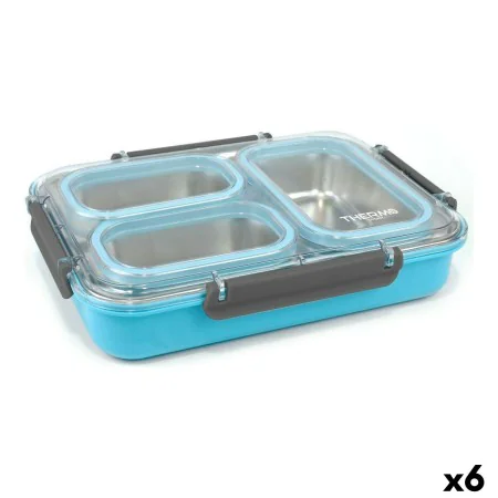 Lunch box ThermoSport Thermosport Steel Plastic 27,5 x 20 x 6 cm Thermal (6 Units) by ThermoSport, Food storage - Ref: S22313...