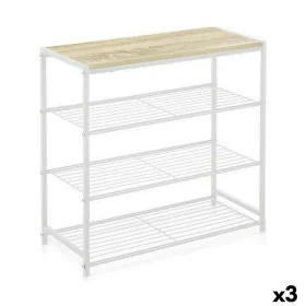 Shelves Confortime White Wood Metal 60 x 30 x 63,5 cm (3 Units) by Confortime, Standing Shelf Units - Ref: S2232438, Price: 6...