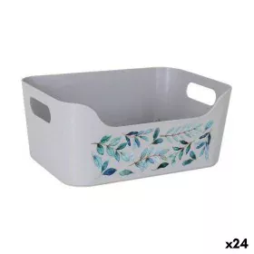 Cesta Multiusos Dem Hojas Con asas 25 x 17 x 10 cm (24 Unidades) de Dem, Cubos de almacenaje sin tapa - Ref: S2232543, Precio...