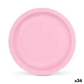 Service de vaisselle Algon Produits à usage unique Carton 20 cm Rose 10 Pièces (36 Unités) de Algon, Platines - Réf : S223273...