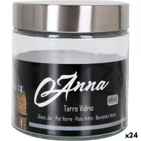 Frasco Anna 830 ml Vidro Aço (24 Unidades) de Anna, Armazenamento de alimentos - Ref: S2233172, Preço: 37,78 €, Desconto: %