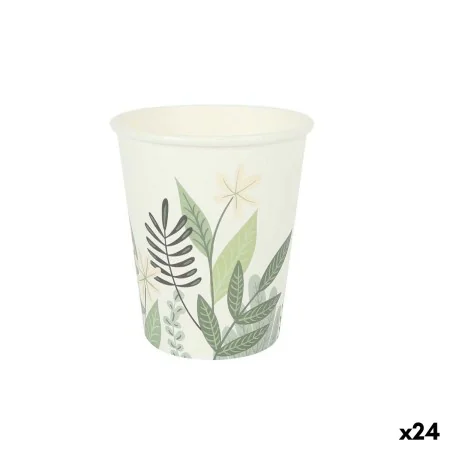 Set de Verres Algon Produits à usage unique Carton Floral 10 Pièces 250 ml (24 Unités) de Algon, Verres - Réf : S2233530, Pri...