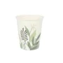 Set of glasses Algon Disposable Cardboard Floral 10 Pieces 250 ml (24 Units) by Algon, Tumblers - Ref: S2233530, Price: 17,42...