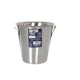 Cubitera Quttin Quttin Acero Inoxidable 5 L ø 22,2 x 21 cm de Quttin, Cubiteras y pinzas - Ref: S2234103, Precio: 6,50 €, Des...