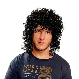 Curly Hair Wig Black Rock Star by My Other Me, Wigs and hairpieces - Ref: S2406997, Price: 14,44 €, Discount: %