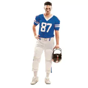 Costume for Adults My Other Me Blue Rugby player M/L by My Other Me, Adults - Ref: S2407288, Price: 21,55 €, Discount: %