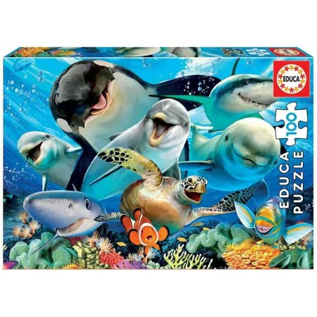 Puzzle Educa Selfie Under the Sea (100 pcs) di Educa, Puzzle classici - Rif: S2407471, Prezzo: 8,08 €, Sconto: %