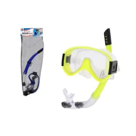 Masque de Plongée avec Tube Colorbaby Aqua Sport Jaune Bleu de Colorbaby, Tubas - Réf : S2411969, Prix : 7,49 €, Remise : %