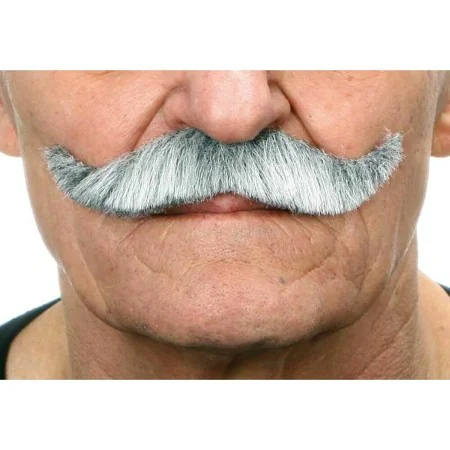 Moustache My Other Me Blanc de My Other Me, Parties corporelles fausses - Réf : S2415062, Prix : 7,30 €, Remise : %