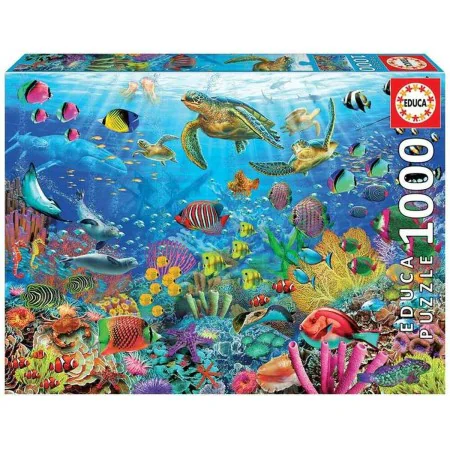 Puzzle Educa Turtles in Paradise 1000 pcs von Educa, Klassische Puzzles - Ref: S2415823, Preis: 10,82 €, Rabatt: %