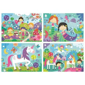 Set de 4 Puzzles Educa 18905 Fantasía de Educa, Arcilla y plastilina - Ref: S2416870, Precio: 10,06 €, Descuento: %