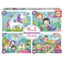 Set de 4 Puzzles Educa 18905 Fantaisie de Educa, Pâte à modeler - Réf : S2416870, Prix : 9,66 €, Remise : %