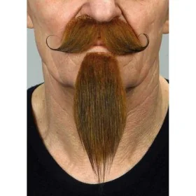 Moustache My Other Me Marron de My Other Me, Parties corporelles fausses - Réf : S2418541, Prix : 7,60 €, Remise : %