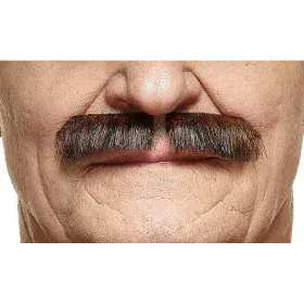 Moustache My Other Me Marron de My Other Me, Parties corporelles fausses - Réf : S2419359, Prix : 8,92 €, Remise : %