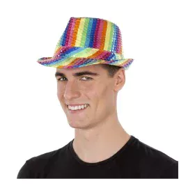 Cappello My Other Me Rainbow Multicolore Paillettes S di My Other Me, Cappelli Trachten - Rif: S2420119, Prezzo: 7,50 €, Scon...