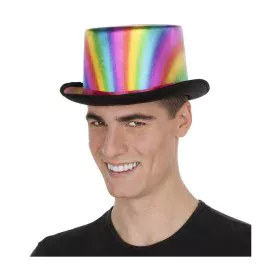 Chapeau haut-de-forme My Other Me Rainbow de My Other Me, Chapeaux de chasse - Réf : S2420134, Prix : 6,28 €, Remise : %