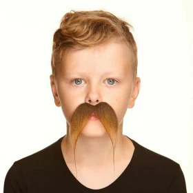 Moustache My Other Me Blond de My Other Me, Parties corporelles fausses - Réf : S2420726, Prix : 7,50 €, Remise : %