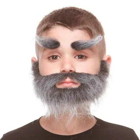 False beard My Other Me Grey by My Other Me, Fake body parts - Ref: S2420736, Price: 16,26 €, Discount: %