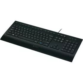 Clavier Logitech K280E Noir QWERTZ de Logitech, Claviers - Réf : M0200196, Prix : 23,72 €, Remise : %