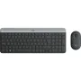 Teclado e Rato Logitech MK470 Qwertz Alemão Preto Aço de Logitech, Packs de teclado e rato - Ref: M0200199, Preço: 55,76 €, D...