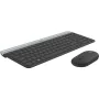 clavier et souris Logitech MK470 Qwertz Allemand Noir Acier de Logitech, Ensembles Clavier et Souris - Réf : M0200199, Prix :...