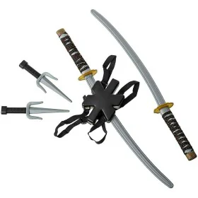 Toy Sword My Other Me Double Ninja 80 x 18 cm by My Other Me, Toy weapons - Ref: S2425276, Price: 15,04 €, Discount: %