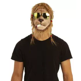 Mask My Other Me Lion One size Brown by My Other Me, Masks - Ref: S2425732, Price: 11,45 €, Discount: %