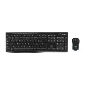 clavier et souris Logitech MK270 QWERTZ Noir Allemand de Logitech, Ensembles Clavier et Souris - Réf : M0200203, Prix : 37,03...