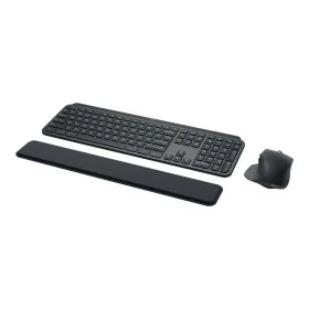 Keyboard and Mouse Logitech MX Keys Combo for Business Grey Steel German QWERTY by Logitech, Keyboard & Mouse Sets - Ref: M02...