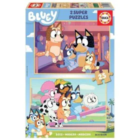 Set de 2 Puzzles Bluey 25 Pièces de Bluey, Puzzles classiques - Réf : S2429433, Prix : 9,26 €, Remise : %